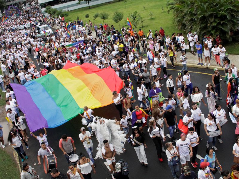 Čilėje vykusiajame gėjų parade raginta leisti tos pačios lyties asmenų santuoką