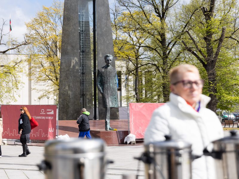 Maitinimo sektoriaus darbuotojų protestas Vilniuje