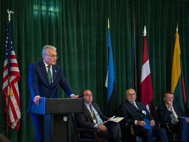 G. Nausėda: JAV ir Lietuvos bendradarbiavimo augimo potencialas yra didžiulis