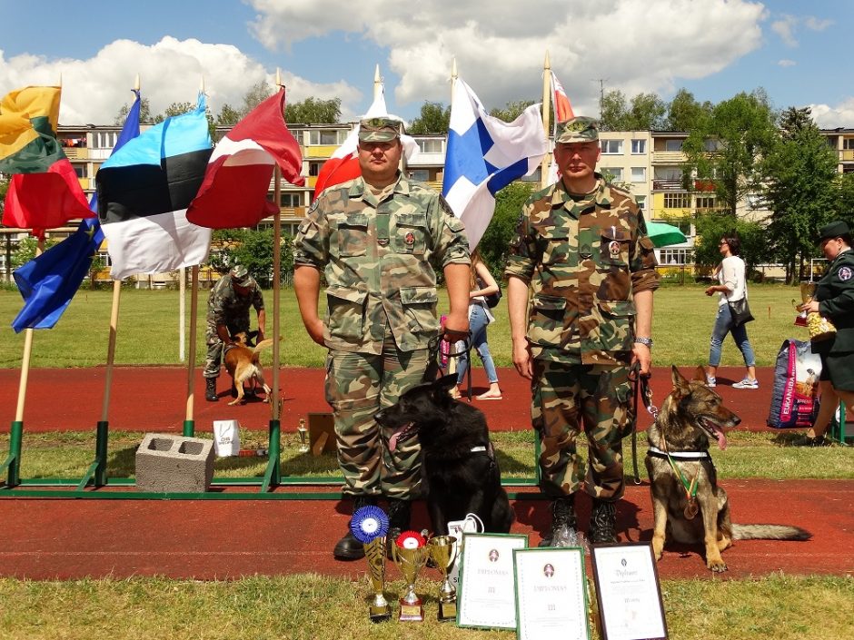 Tarnybinių šunų čempionate triumfavo belgų aviganis Grikis