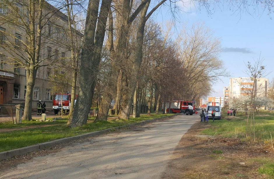 Klaipėdoje degė buvęs Moksleivių saviraiškos centras