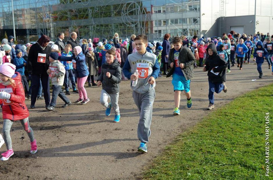 Jonučiuose – bėgimas vaikų labui