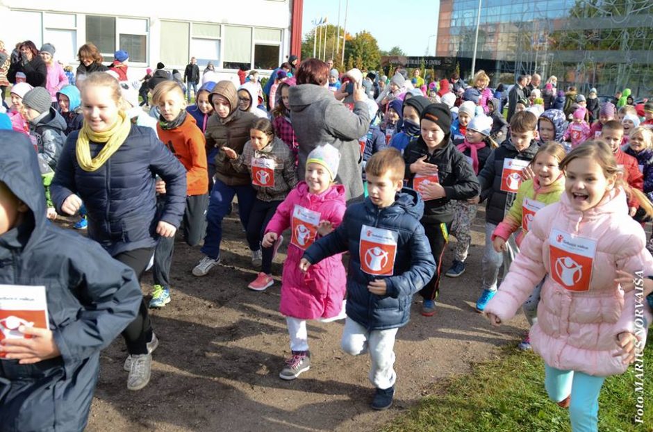 Jonučiuose – bėgimas vaikų labui