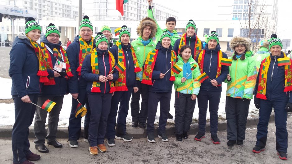 Pasaulio studentų žiemos universiadoje startuoja lietuviai