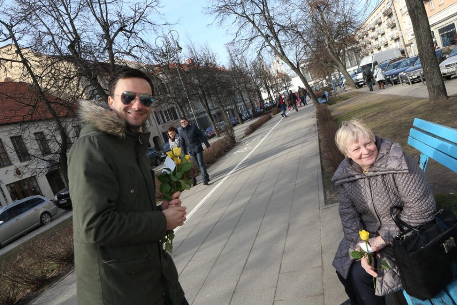 Moterims Vilniaus senamiestyje – „Domino“ teatro aktorių pasala