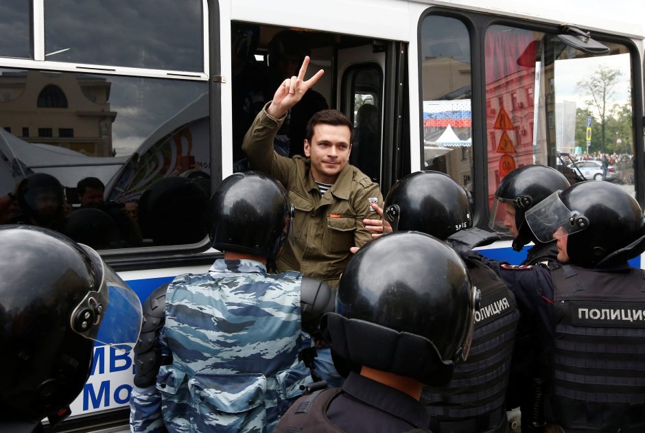 Rusiją krečia nauji protestai, sulaikytas A. Navalnas