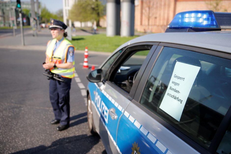 Dėl bombos iš Berlyno pagrindinės stoties rajono bus evakuoti žmonės