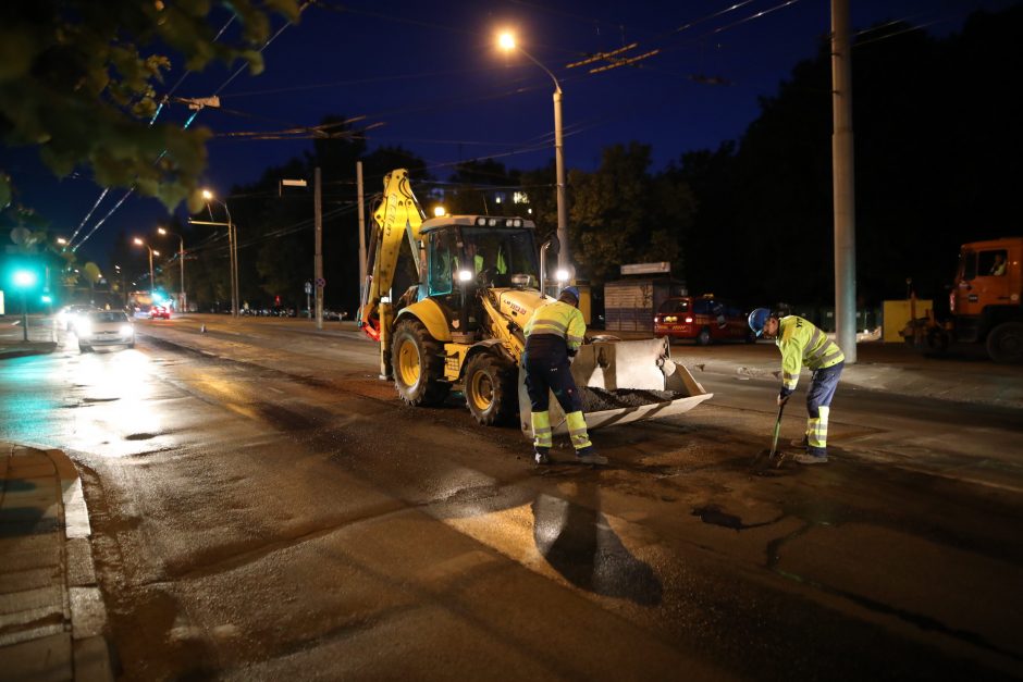 Vilniuje pradėta rekonstruoti Antakalnio gatvė 