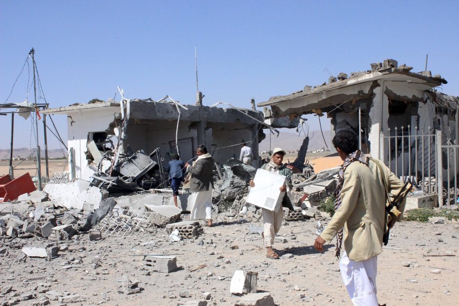 Jemene per aviacijos antskrydį pabėgėlių stovykloje žuvo 45 žmonės