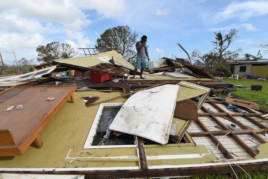 Vanuatu ištikusią stichinę katastrofą iš dalies nulėmė klimato pokyčiai