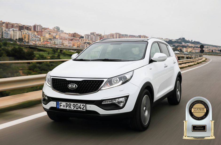 „Kia Sportage“ – lyderis „J.D. Power“ pirkėjų pasitenkinimo tyrime