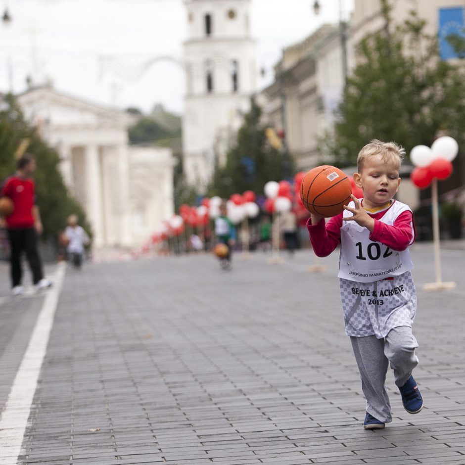 Vilniaus krepšinio maratone – tik viena mergina