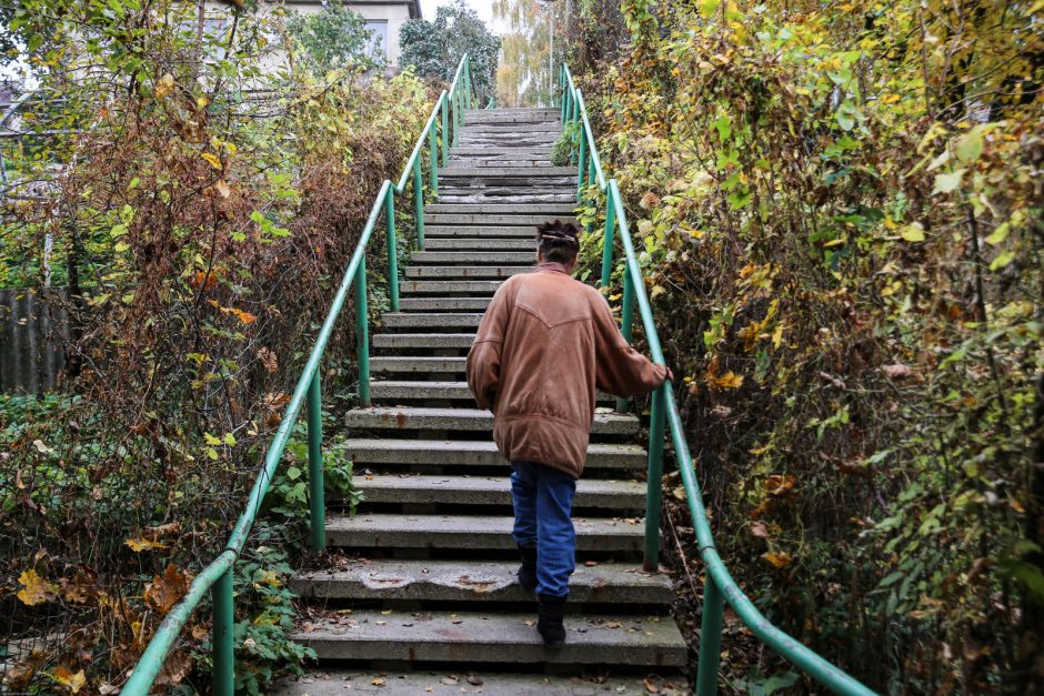 Griūvantys Pelėdos laiptai pagaliau sulauks remonto