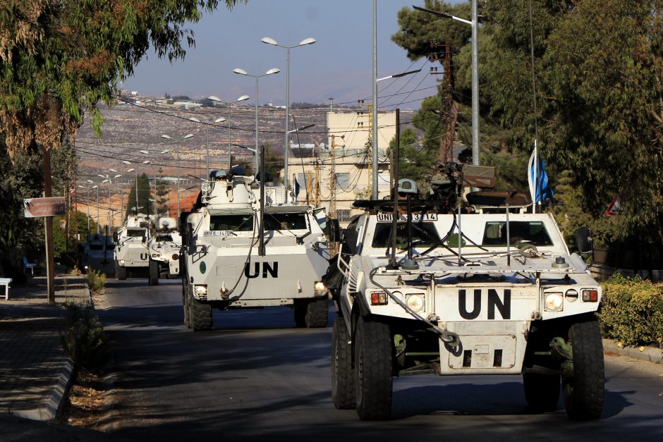 Libane raketa nesunkiai sužeidė aštuonis UNIFIL karius austrus