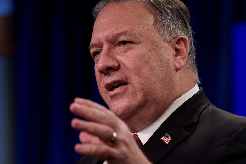 M. Pompeo: Kinija yra didžiausia grėsmė religijos laisvei