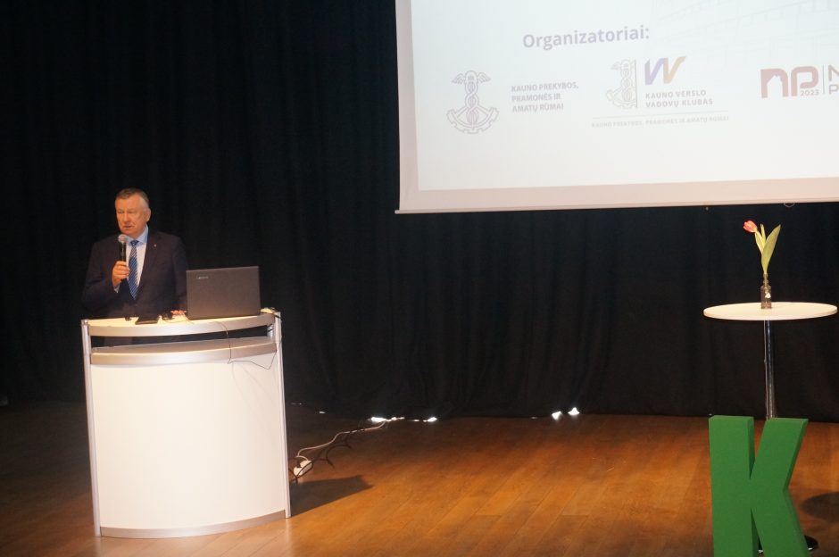 Konferencijoje „GERVĖ 2023“: Aplinkos ministro S. Gentvilo pranešimas, dėmesys tvarumui, energetikos