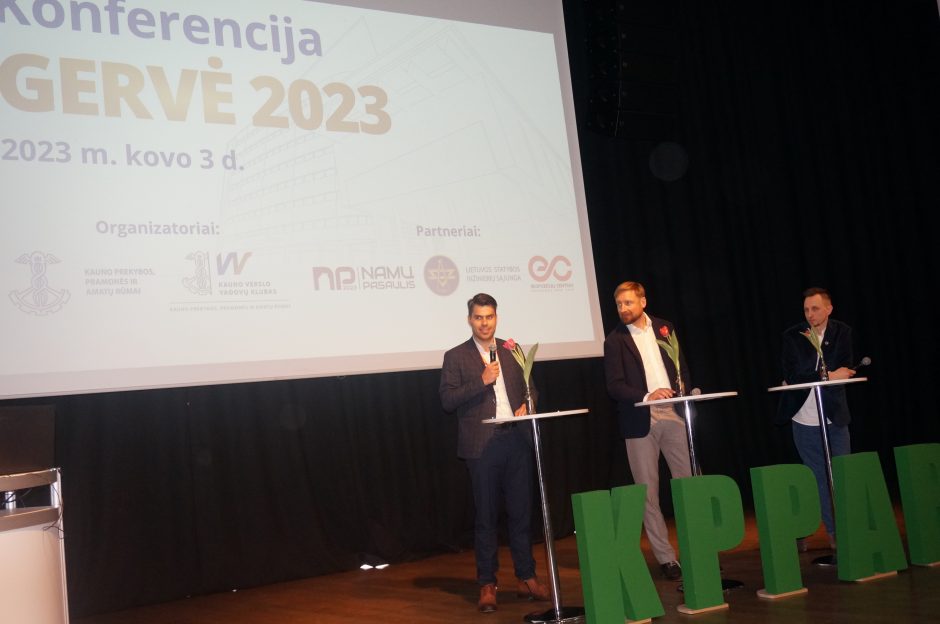 Konferencijoje „GERVĖ 2023“: Aplinkos ministro S. Gentvilo pranešimas, dėmesys tvarumui, energetikos