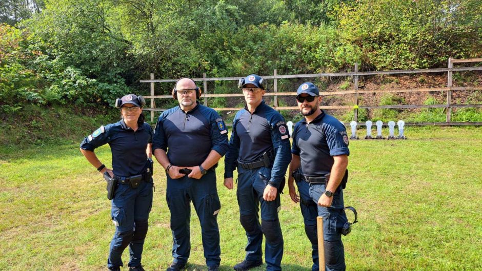 Šaudymo čempionate Latvijoje laurus nuskynė Lietuvos policijos mokyklos komanda