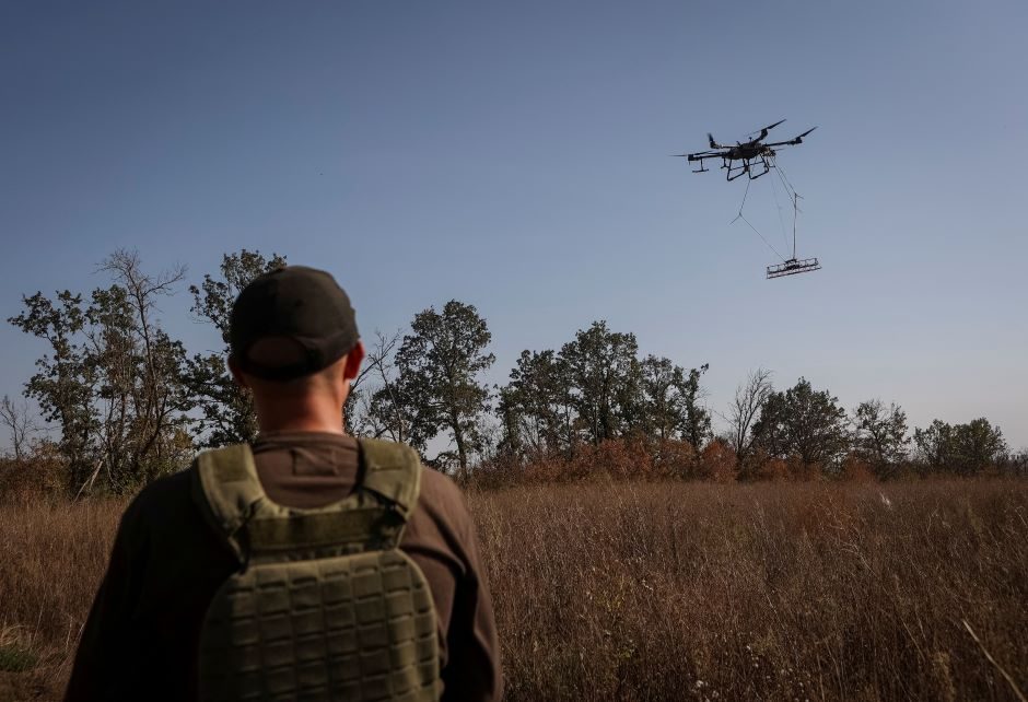 Ukrainos kariškiai: sunaikinti visi naktį Rusijos pajėgų paleisti dronai