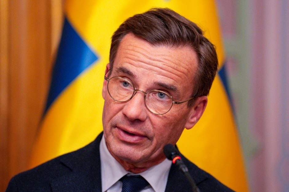 Švedija: premjero U. Kristerssono žodžiai dėl Izraelio buvo iškraipyti 