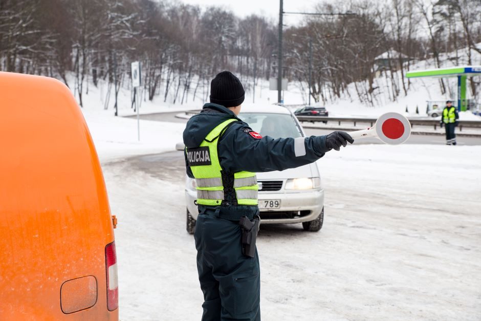 Policija skelbia, kokie reidai bus vykdomi gruodį