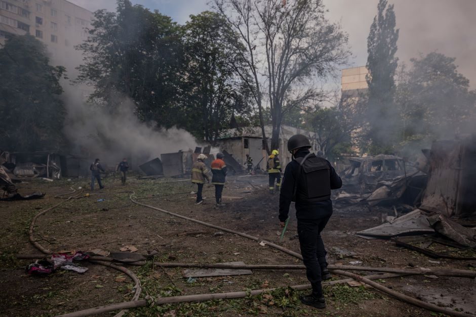 Kyjivas: Ukraina kai kuriose Charkivo srityse atitraukė karius