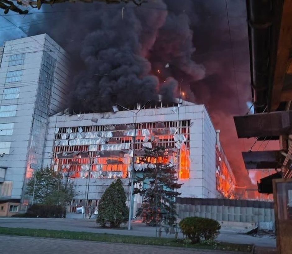 Per Rusijos pajėgų ataką sunaikinta galingiausia elektrinė Kyjivo srityje