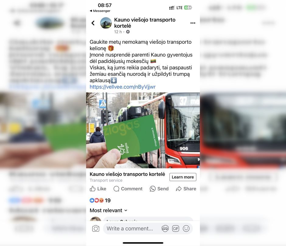 „Kauno autobusai“ įspėja miestiečius: plinta galima sukčių ataka