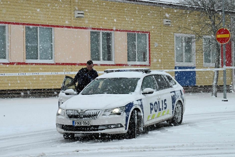 Suomių policija: šaudymo incidento mokykloje motyvas buvo patyčios