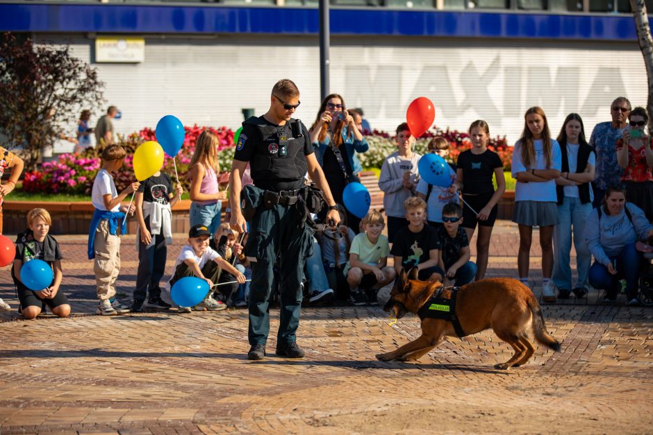 Klaipėdos pareigūnai artėjančią Policijos dieną paminėjo Palangoje