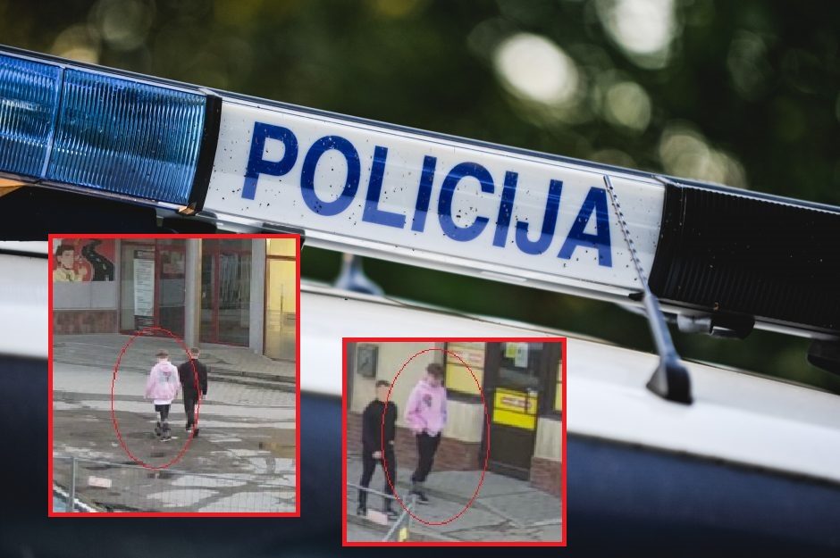 Policija prašo atpažinti vaikiną, galimai turintį informacijos dėl vandalizmo Šiauliuose