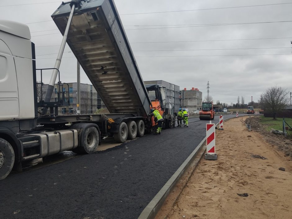 Tęsiami Klaipėdos gatvių tvarkymo darbai