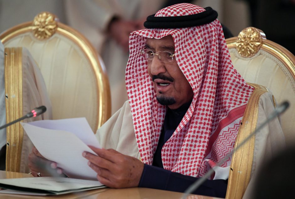 Bus tikrinama Saudo Arabijos karaliaus sveikata