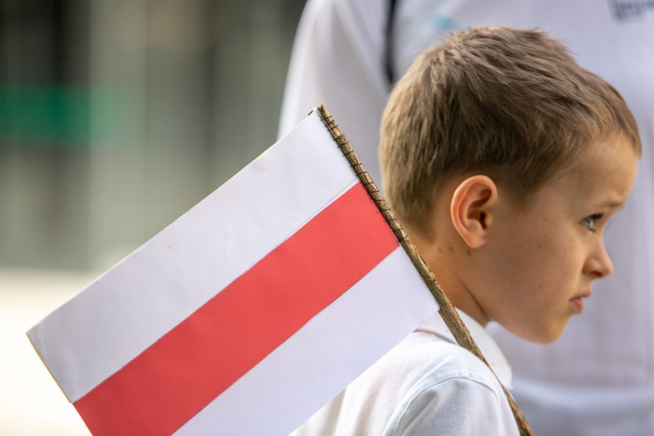 „Laisvės kelias“ Kaune: daugybė žmonių neliko abejingi baltarusių kovai
