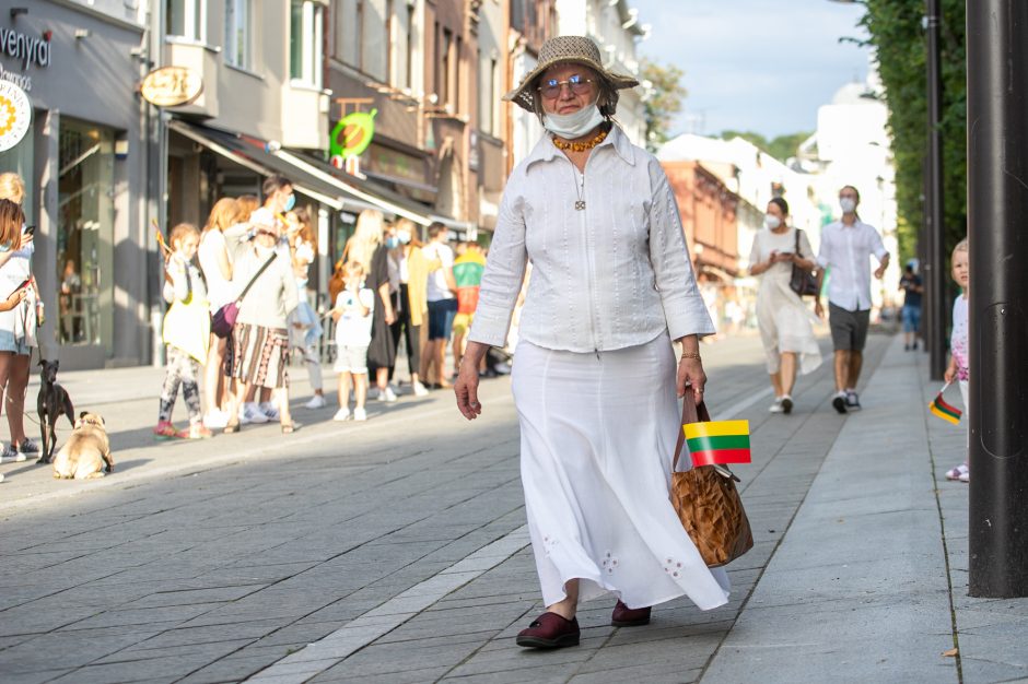 „Laisvės kelias“ Kaune: daugybė žmonių neliko abejingi baltarusių kovai