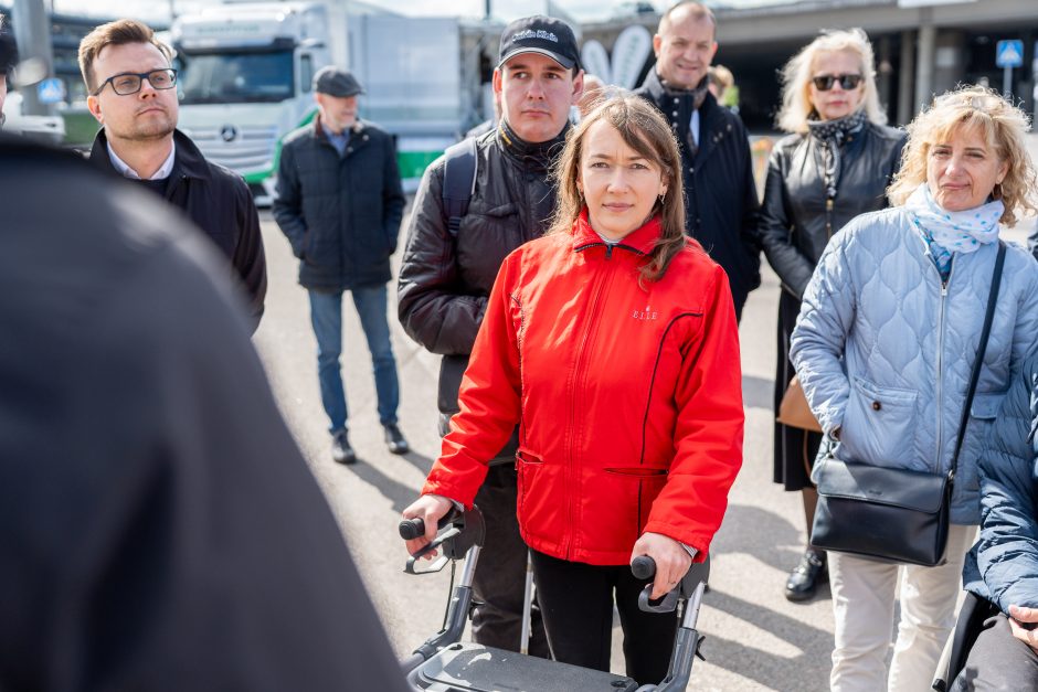 Autobuse – ir liftas, ir garsinė sistema