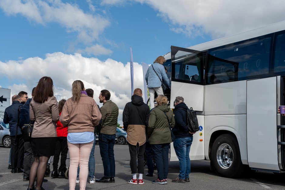 Autobuse – ir liftas, ir garsinė sistema