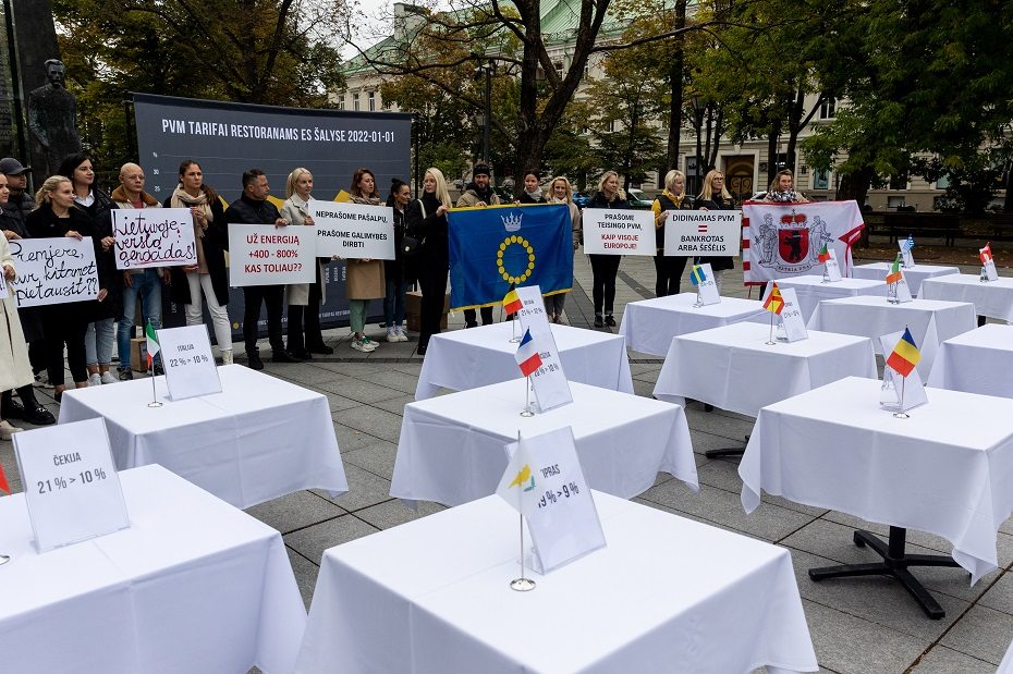 Lietuvos restoranai kartu latviais ir estais protestuos prieš augančius mokesčius