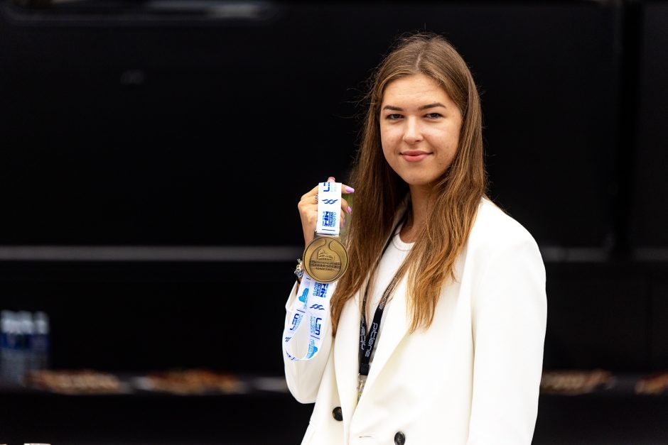 K. Teterevkova: medalis – nuopelnas už visą sunkų darbą