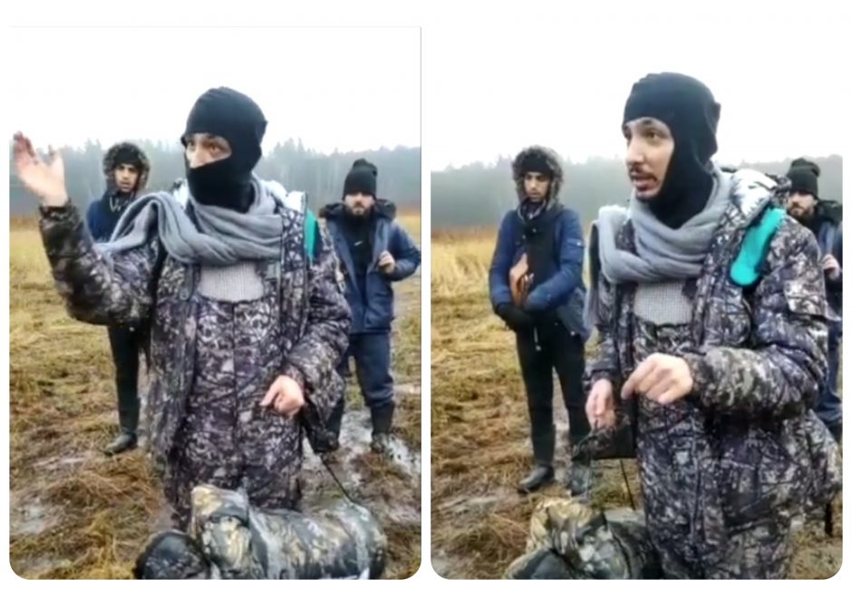 Į Lietuvą per upę patekusiems migrantams teko grįžti, iš kur atėjo (vaizdo įrašas)