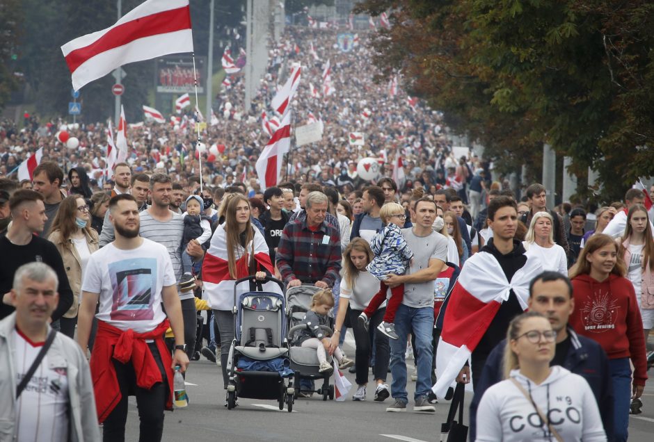 Baltarusija uždraudė profesines sąjungas: kaltinamos rėmusios protestus prieš A. Lukašenką