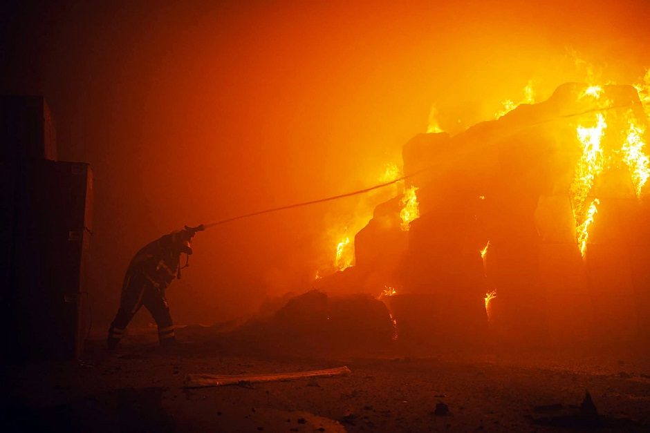 Po didžiausios rusų dronų atakos V. Zelenskis gyrė Ukrainos oro gynybą: esate didvyriai!