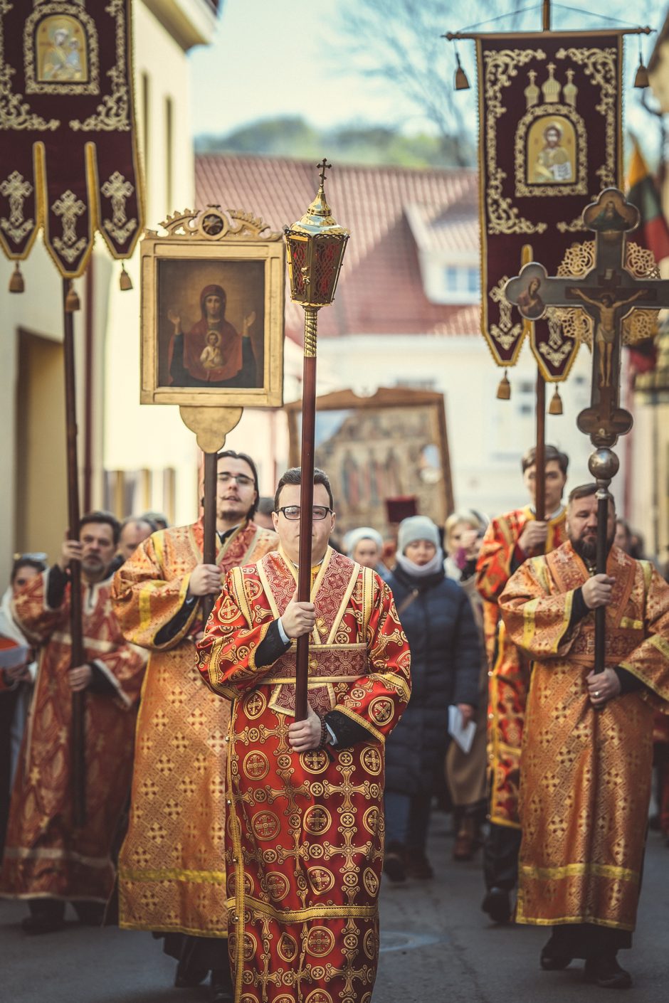 Tūkstančiai stačiatikių  išreiškė savo požiūrį į bandymus suskaldyti bažnyčią