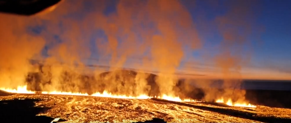 Užfiksuotas ugnikalnio užkurtas pragaras Islandijoje: lava ryja namus