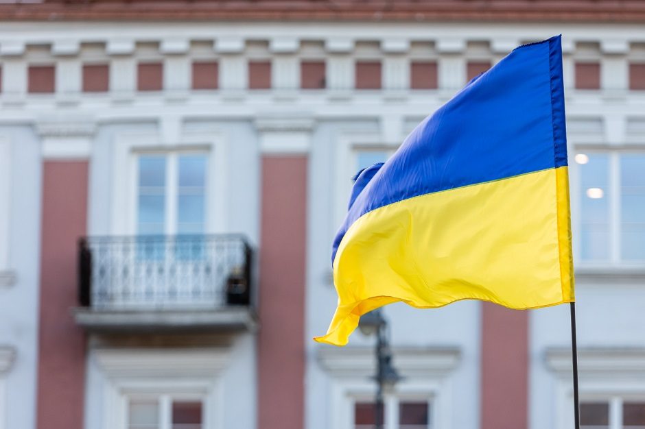 Artėjant NATO viršūnių susitikimui – išaugę Ukrainos vėliavų pardavimai