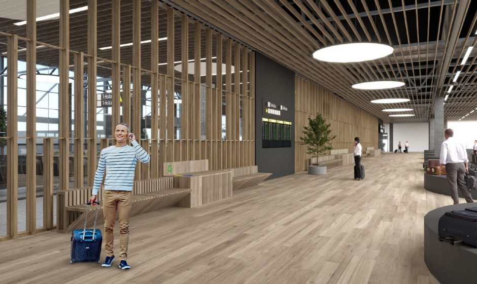 EK pritarė 14,3 mln. eurų valstybės paramai Vilniaus oro uosto terminalo statybai