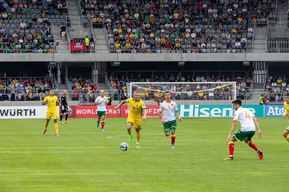 Europos futbolo čempionato atranka: Lietuva – Bulgarija 1:1