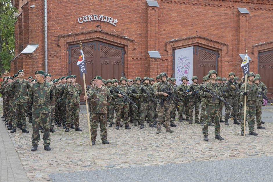 Šaulių pratybos Kauno rajone
