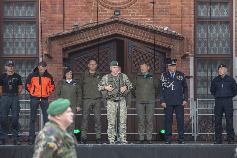Šaulių pratybos Kauno rajone