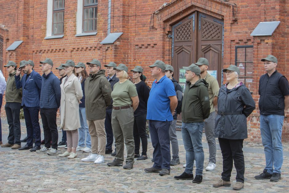 Šaulių pratybos Kauno rajone